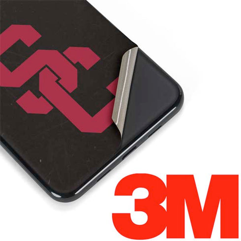 University of Southern California USC Black Distressed Google Pixel 3a XL Skin